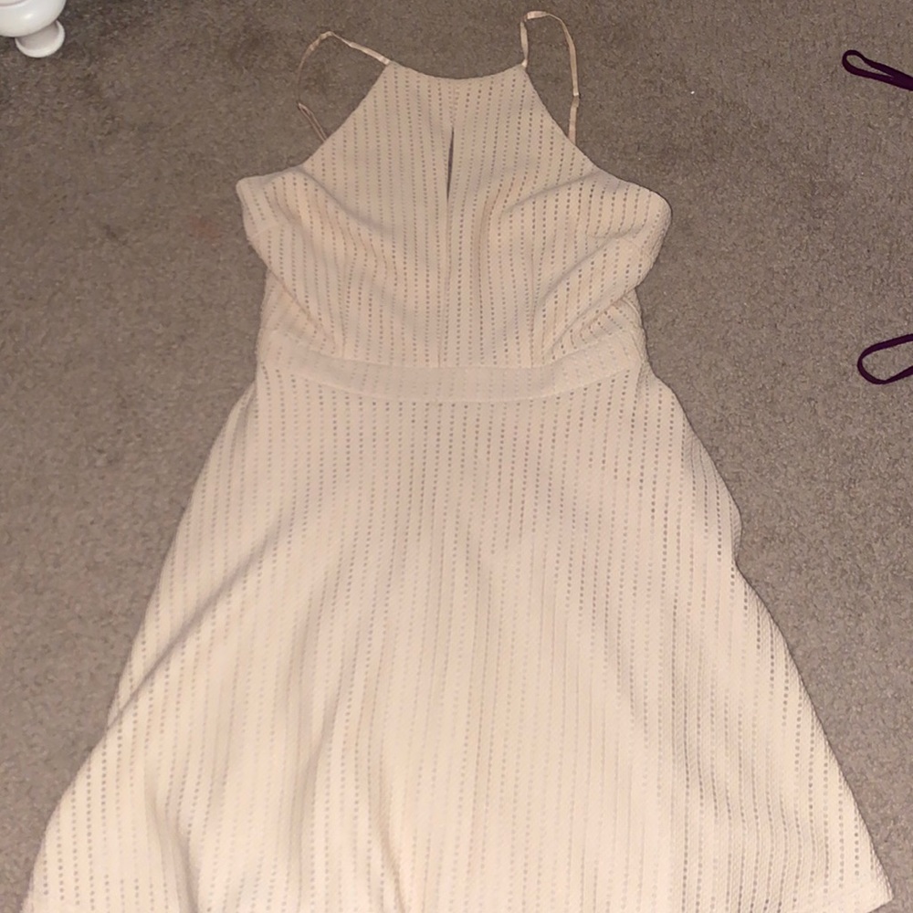 Tan dress mid length